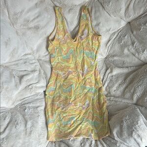 Colorful Swirl Pattern Dress